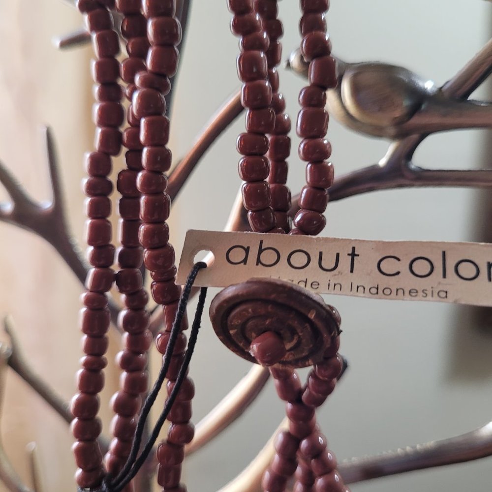 Beaded Necklace Made in Indonesia